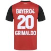 Maillot de Supporter Bayer 04 Leverkusen Alejandro Grimaldo 20 Domicile 2024-25 Pour Enfant